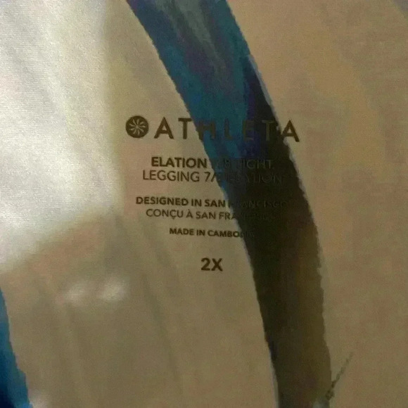 Athleta Elation 7/8 Leggings Size 2X - Picture 4 of 6